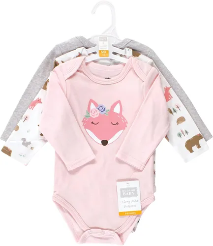 Miniatura 2 de Hudson Baby baby-girls Cotton Long-sleeve Bodysuits