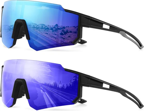Miniatura 9 de Gafas de sol polarizadas deportivas para hombres y mujeres, gafas de sol para pesca, ciclismo, bicicleta de montaña, béisbol con protección UV Marco