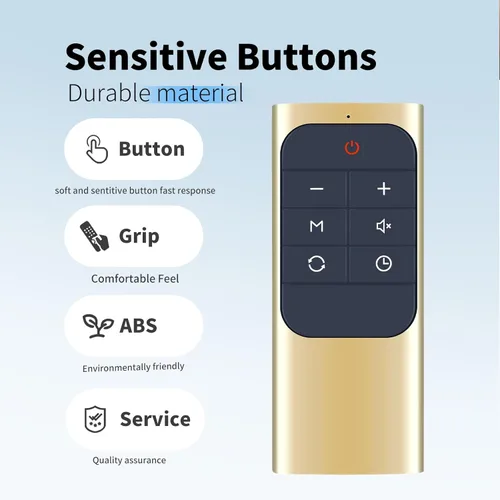 Miniatura 5 de Replacement Remote for Dreo Tower Fan & Space Heater Remote Gold Easy setup, no programming needed