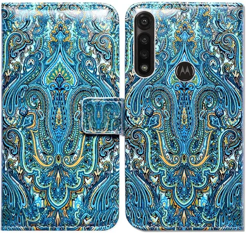 Miniatura 18 de Bcov Funda para Moto G Power 2020, Motorola G Power, funda de piel con tapa y soporte para ranura para tarjeta y soporte para Motorola Moto G Power