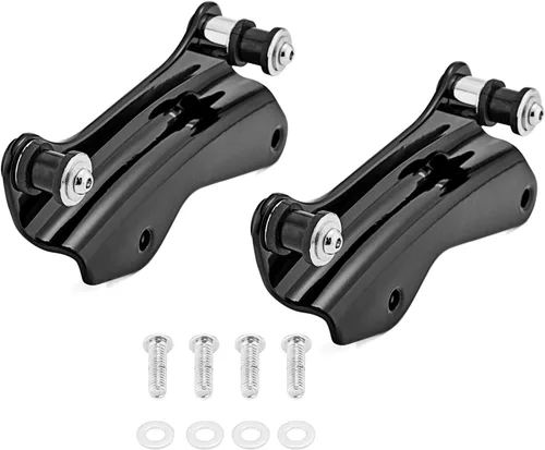 Mofun Kit de Hardware de Acoplamiento de 4 Puntos de Liberación Rápida Tour Pack Kit de Acoplamiento de Respaldo Compatible con Harley Touring Road