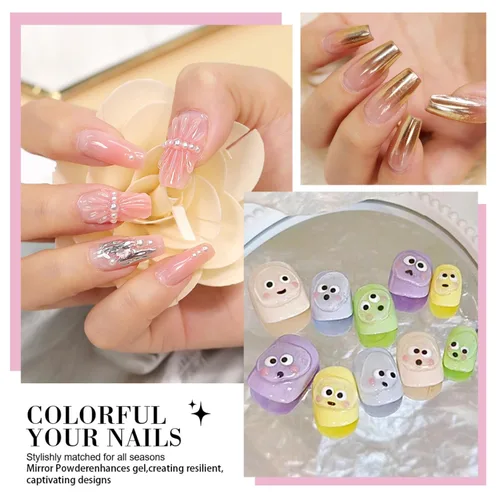 Miniatura 2 de 3D Gel Nail Art 0.35 oz No Wipe Clear Black White Nail Sculpting Gel, Gel Liner 3D Nail Gel Sculpting Gel en relieve Gel de caramelo Gel Moldeo de 3