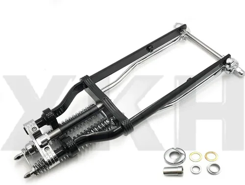 Miniatura 6 de SMT- Springer Front End -4" Bajo Negro Compatible con H-D Sportster bobber chopper [B07M95VTTF]