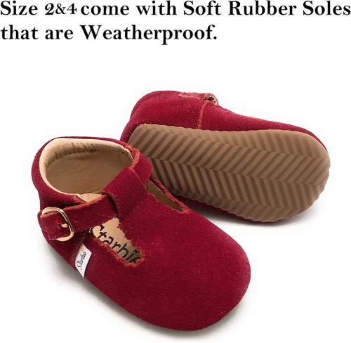 Miniatura 2 de Starbie Baby Mary Janes, más de 12 colores, zapatos de bebé, Mary Janes para niño, zapatos de barra en T para bebé, zapatos de plataforma para niños