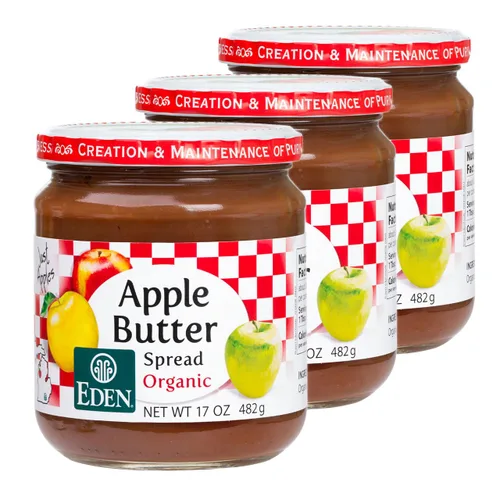 Miniatura 10 de Eden Foods Mantequilla de manzana orgánica, 17 oz