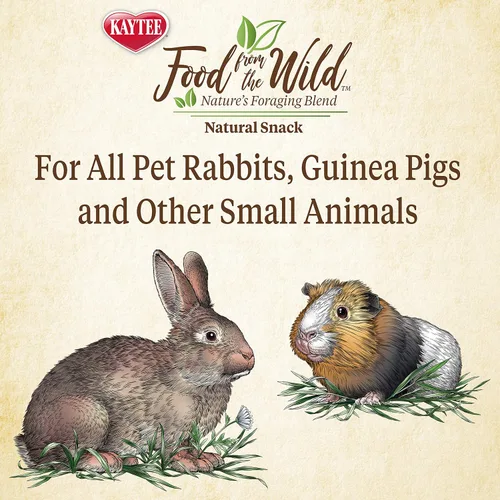 Miniatura 5 de Kaytee Comida de La Selva Snack Natural para Conejos, Cobayas y Otros Animales Pequeños, 1 Onza