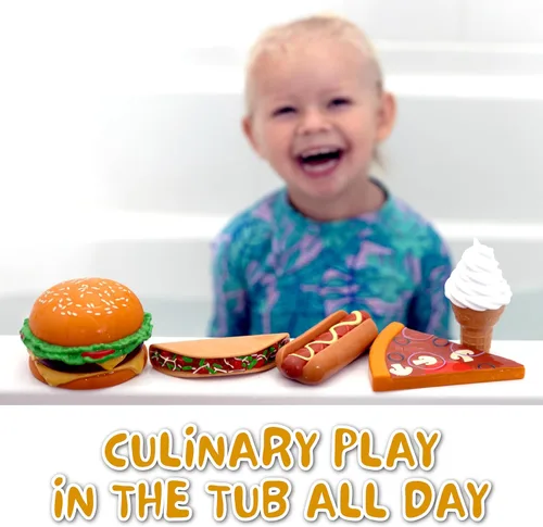 Miniatura 6 de Juguetes de baño SplashEZ Juguetes de baño sin molde para niños y niños pequeños sin agujero para agua Tamaño ideal para manos pequeñas