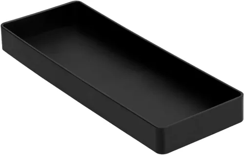 Miniatura 10 de Amazon Basics Organizador de escritorio de plástico - Medio bandeja accesoria, blanco 2-Blanco