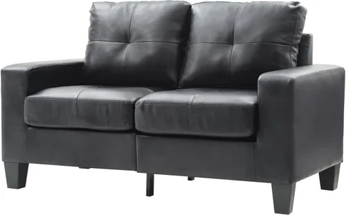 Miniatura 4 de Newbury PF-G463A-L - Sofá recto con brazo acampanado y acabado negro