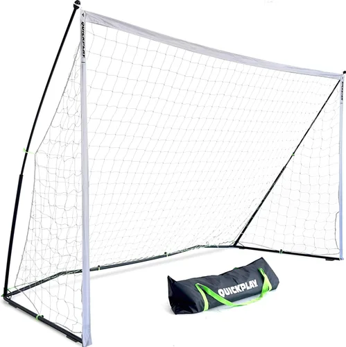 Miniatura 10 de Portería de fútbol portátil QUICKPLAY Kickster Elite Base pesada integrada para entrenamiento en césped artificial, suelos duros o césped natural