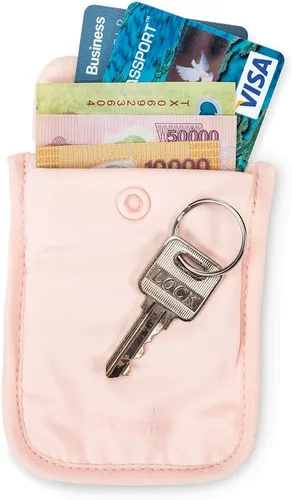 Miniatura 5 de Pacsafe Coversafe S25 - Funda para brasier secreto antirrobo, Rosa (Orchid Pink), Cartera de viaje