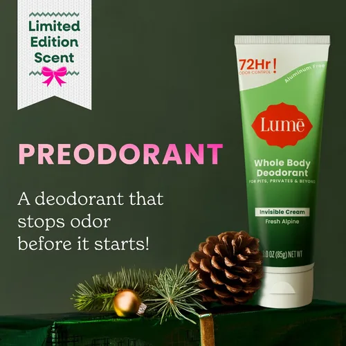 Miniatura 3 de Lume Desodorante para todo el cuerpo – Tubo de crema invisible – Control de olores de 72 horas – Desarrollado por médicos, sin aluminio, sin