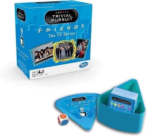 Miniatura 3 de Hasbro Gaming Trivial Pursuit: Friends The TV Series Edition Juego de fiesta; 600 preguntas de trivia para preadolescentes y adolescentes de 12 años
