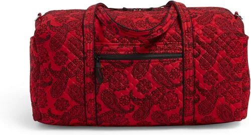 Miniatura 2 de Vera Bradley Women's Cotton Collegiate Large Travel Duffle Bag (Multiple Teams Available)