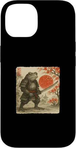 Miniatura 4 de Frog Samurai Japanese Warrior Costume Sumi-e Art Funny Case for iPhone 16