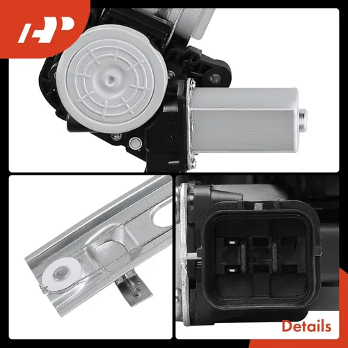 Miniatura 8 de A-Premium Regulador de Ventana Eléctrico con Motor Compatible con Honda Civic 2006-2011 Coupe, Lado Derecho del Pasajero Delantero