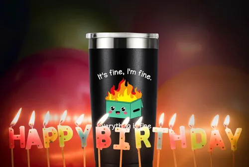 Miniatura 5 de MASGALACC Accesorios de escritorio Dumpster Fire Regalos para mujeres hombres compañeros de trabajo empleados - divertidos accesorios de escritorio