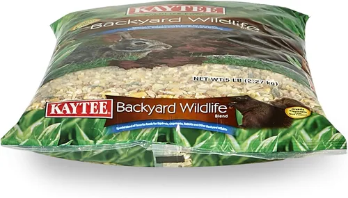 Miniatura 7 de Kaytee Mezcla de Alimento para Vida Silvestre de Patio para Ardillas, Ardillas Terrenas, Conejos y Otra Vida Silvestre del Patio, 5 Libras