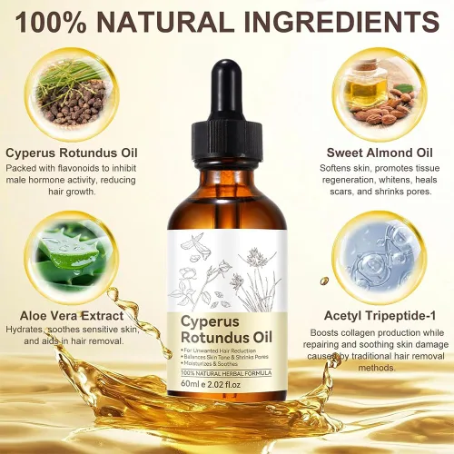 Miniatura 3 de Aceite de ciprés para depilación, reduce el crecimiento no deseado del cabello, hidrata y calma la piel, reduce el crecimiento del vello corporal
