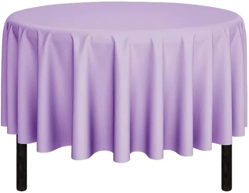 Miniatura 172 de Pomp Mantel Premium de Poliéster de 60" x 84" en Color Amarillo Plátano Tela Fácil de Cuidar, Resistente a Arrugas y Manchas Para Mesa Banana