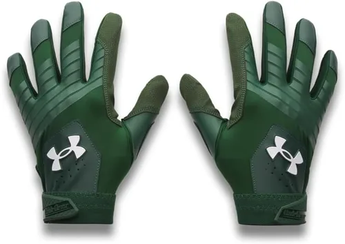 Miniatura 21 de Under Armour Guantes de béisbol Clean Up para hombre (100) blanco / plata metálica / plata metálica