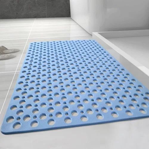 Miniatura 14 de Casa and Beyond - Tapete de ducha seguro, antideslizante, lavable, antideslizante, con ventosas y orificios de drenaje, diseño texturizado suave