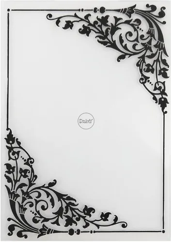 Miniatura 32 de DzIxY Carpetas de plástico con estampado de flores de peonía vintage para hacer tarjetas, suministros de papel de bricolaje 3D, plantillas de 1