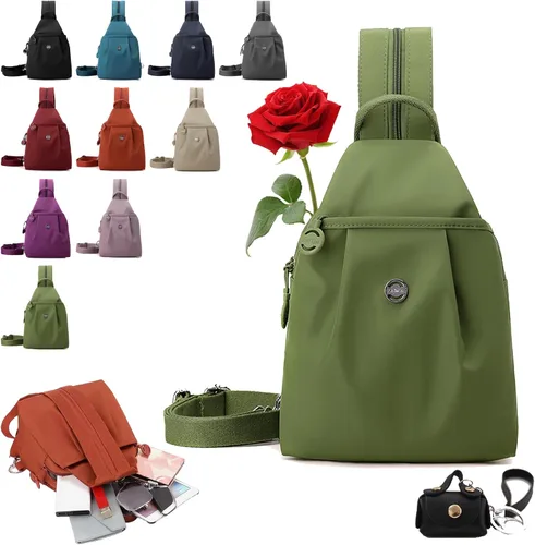 Miniatura 14 de Bolsa de viaje antirrobo premium 3 en 1 2025, bolsa de viaje de 2 vías con correas convertibles e impermeable para mujer