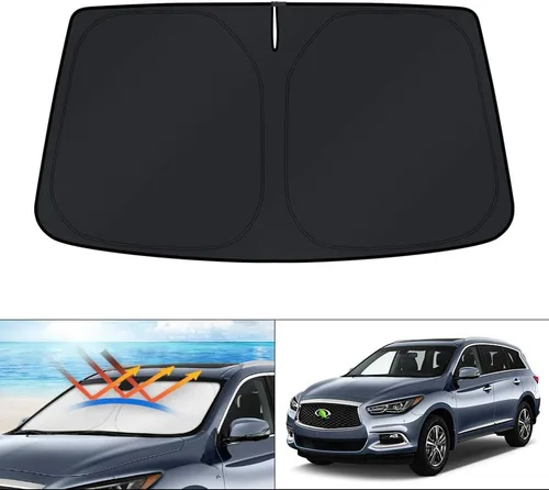 Miniatura 162 de KUST - Parasol plegable para parabrisas para Ford Ranger, accesorios 2019-2025 2026, parasol personalizado para ventana, protector solar plegable