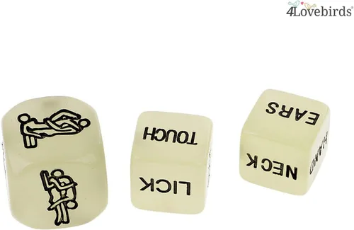 Miniatura 8 de 4Lovebirds - Juegos de dados sexuales, dados con posiciones sexuales, diversión en el dormitorio, dados traviesos sexuales para parejas, juego de 6