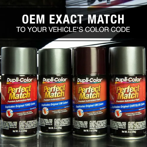 Miniatura 5 de Dupli-Color EBNS06017 Perfect Match - Pintura en aerosol automotriz - Nissan Silver Metallic, K23-8 oz. Lata de aerosol Plateado