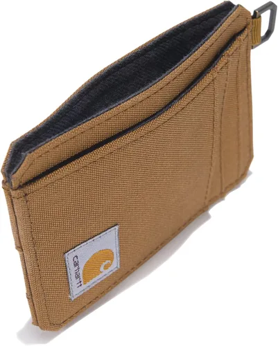 Miniatura 3 de Carhartt Carteras delgadas de nailon con bolsillo frontal para hombre