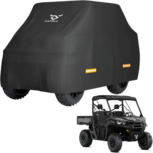 EVRBUL Cubierta UTV de 126 pulgadas de largo x 69 pulgadas de ancho x 68 pulgadas de alto, impermeable, resistente, 420D, para exteriores,