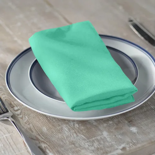 Miniatura 21 de LA Linen Paquete de 10 servilletas de popelina de poli, servilletas de tela suave, servilletas lavables y reutilizables, servilletas de mesa