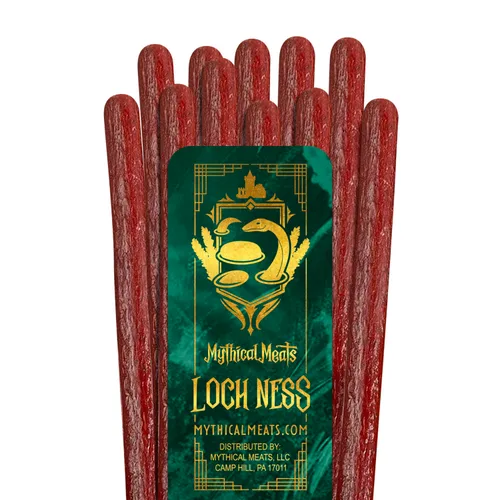Miniatura 13 de Mythical Meats Sabor original (Phoenix) Paquete de 12 palitos de refrigerio - Pavo de pimiento dulce con carne de res - Carnes secas y deshidratadas