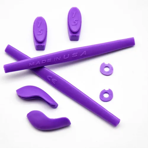 Miniatura 3 de BluePurple CompatibleReplacement Silicone Leg Set For Oakleys Juliet Sunglasses Rubber Kit