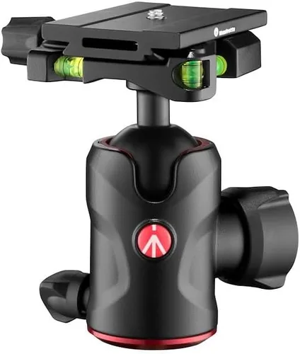 Miniatura 7 de Manfrotto Cabezal de bola central 490, para trípodes de cámara, cabezal de bola fluida para trípodes ergonómicos y funcionales, estabilizador