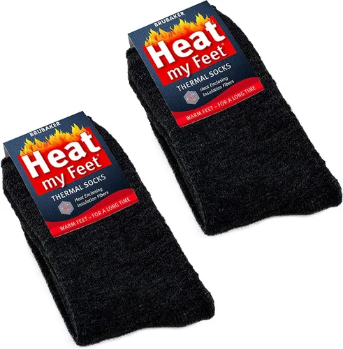 Miniatura 11 de Paquete de 2 calcetines térmicos BRUBAKER Heat my Feet - Pies cálidos - Fibras aislantes que encierran el calor