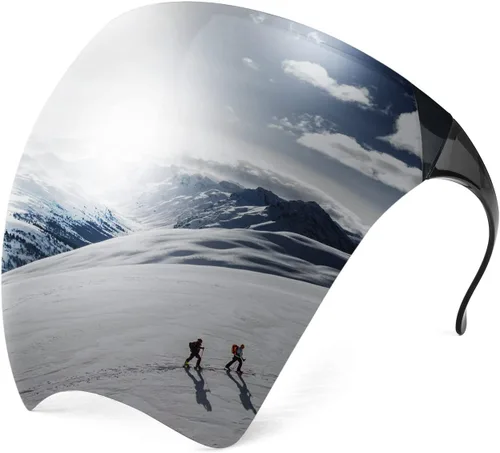 Miniatura 10 de FEISEDY Visera Facial de Cobertura Completa Gafas Protectoras Escudo Espejo Gafas de Sol Anti Niebla B2781
