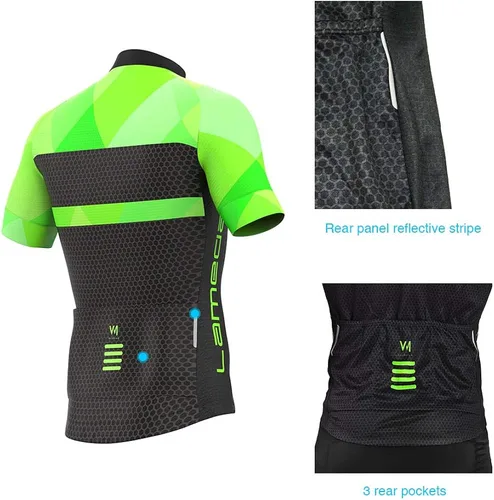 Miniatura 6 de LAMEDA - Maillot de ciclismo de manga corta para hombre