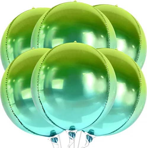 Miniatura 49 de KatchOn, Globos de papel aluminio de color rosa claro, 22 pulgadas, paquete de 6 unidades, globos de Mylar rosa claro para decoraciones de Navidad