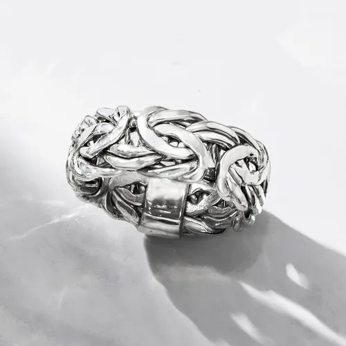 Miniatura 6 de Ross-Simons Sterling Large Byzantine Ring