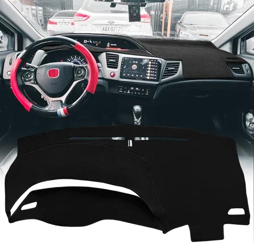 Miniatura 8 de Cubierta de salpicadero personalizada para Honda Civic 2001, 2002, 2003, 2004, 2005, protector de alfombra F110