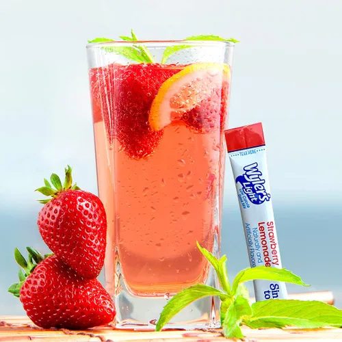 Miniatura 5 de Wyler's Light Paquetes de polvo Singles to Go, mezcla de bebida de agua, paquete variado de 40 unidades, limonada rosa, fresa y arándanos, sin