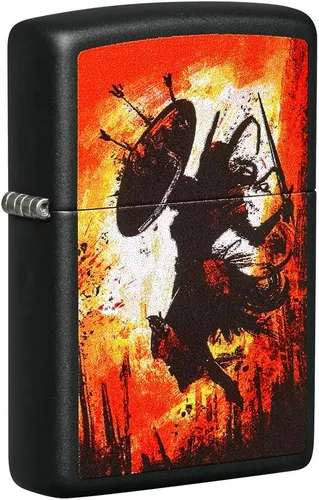 Miniatura 23 de Zippo Encendedores míticos 540 Mago de Fuego de Latón Rodado
