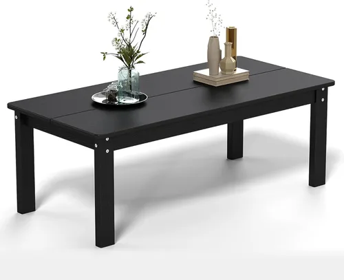 Miniatura 11 de nevilywood Sillas Adirondack compactas apilables, sillas de patio de polietileno de alta densidad de 26.3 pulgadas de ancho, duraderas, diseño que