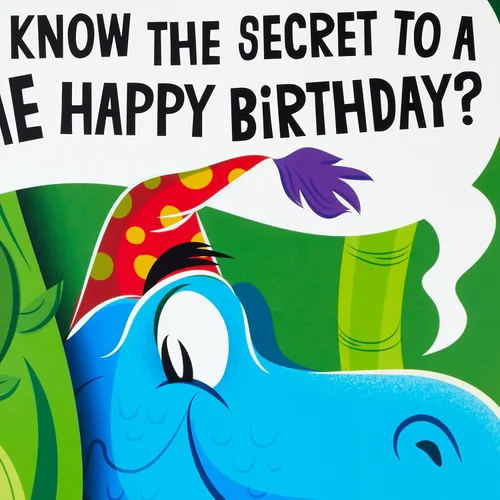 Miniatura 5 de Hallmark Tarjeta de cumpleaños desplegable jumbo para niños (dinosaurios)