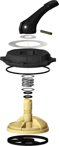 Miniatura 4 de Cubierta de llave y mango compatible con bomba de filtro de arena transparente INTEX 26645EG SX2100 Krystal