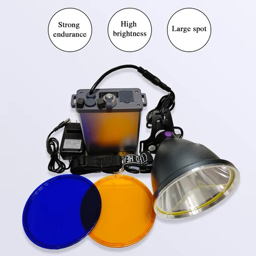 Miniatura 5 de Luces de caza de Coon de alta potencia, sensor de movimiento Minería LED faro para cazadores, Super brillante de alto lúmenes recargable, linterna