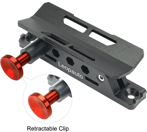 Miniatura 5 de Soporte universal para extintor de incendios, barra antivuelco de liberación rápida de aluminio, soporte para extintor de incendios con 8 Gris